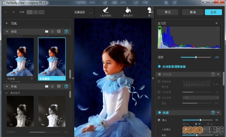 Perfectly Clear V3.9中文汉化版照片一键变清晰智能锐化图片PS插件