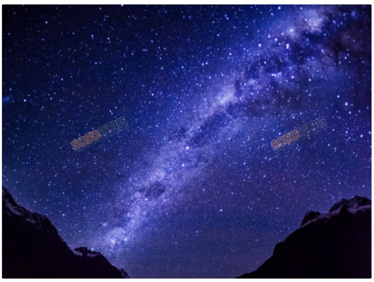 86张唯美星空星轨高清背景图片素材PS合成叠加天空夜景大图