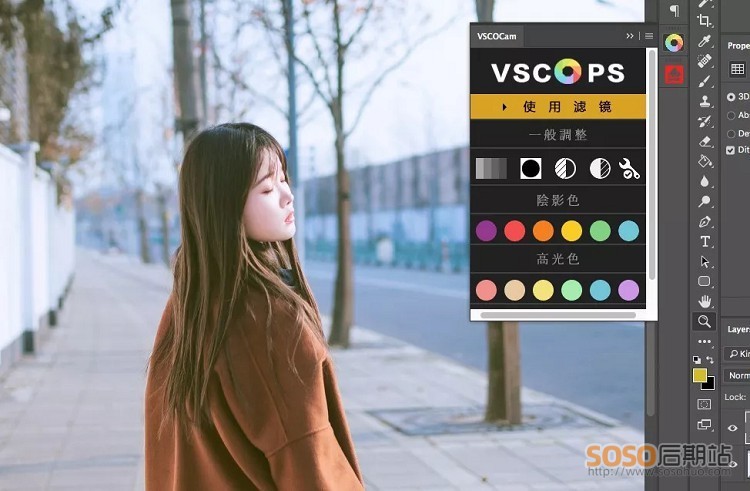 VSCO滤镜大全PS插件面板 含676款滤镜预设一键调色中文版WIN/MAC